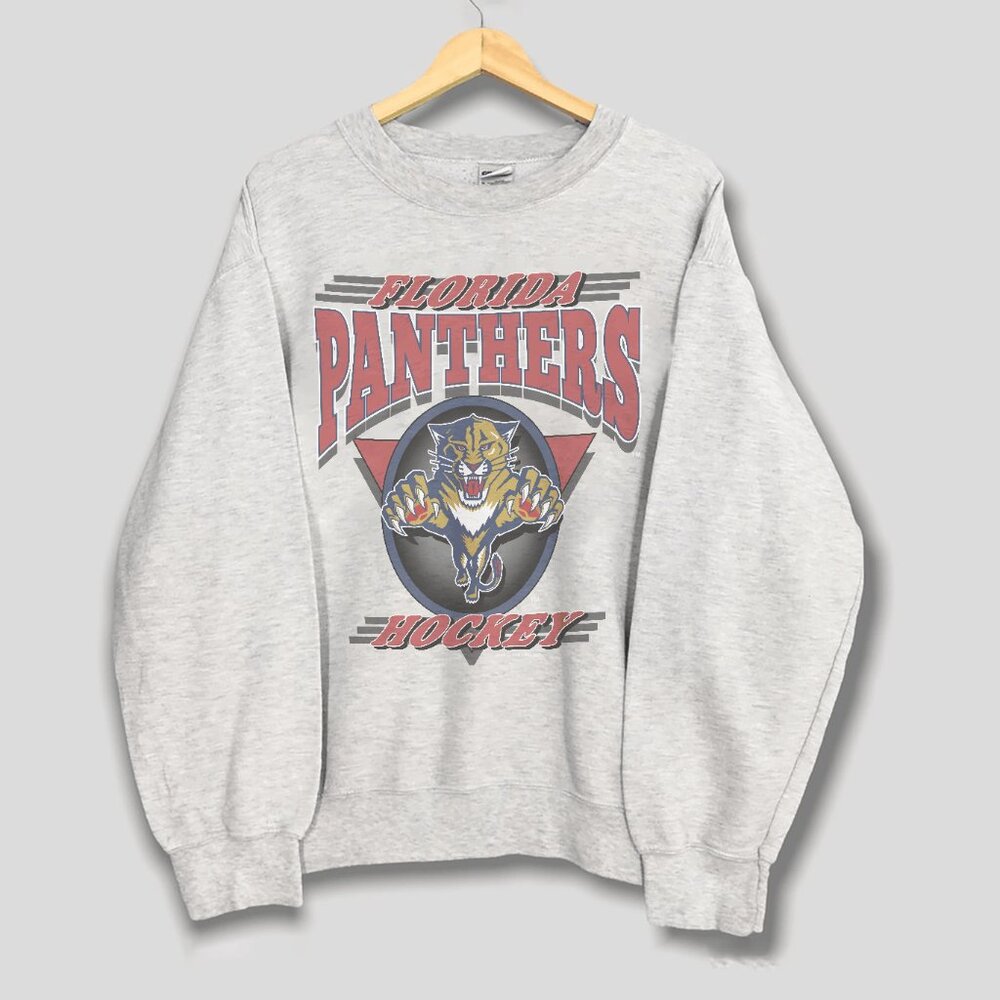Vintage 90s Florida Panther Hockey Sweatshirt, Retro NHL Shirt For Mens Womens